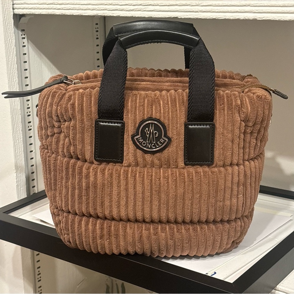 CARADOC CORDUROY MINI TOTE BAG Moncler brown